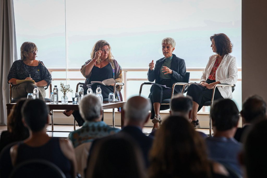 Taula de Turisme, (d'esquerra a dreta) Anna Garriga, Marta Domènech, Rita Marzoa i Sira Puig > AMTU. Jordi Borràs