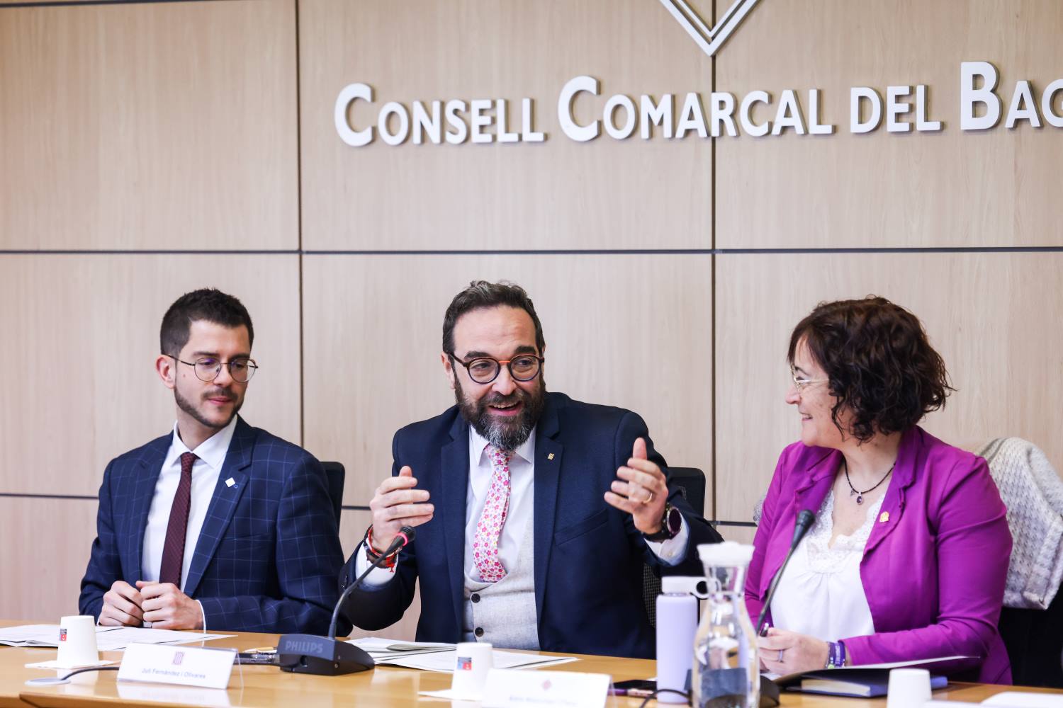 El conseller de Territori, Juli Fernàndez i Olivares, presenta un pla d’actuacions per pal·liar les congestions > Departament de Territori