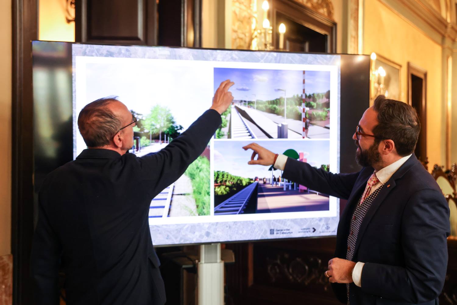 Construcció del nou baixador de Ferrocarrils al polígon del Segre de Lleida > Departament de Territori