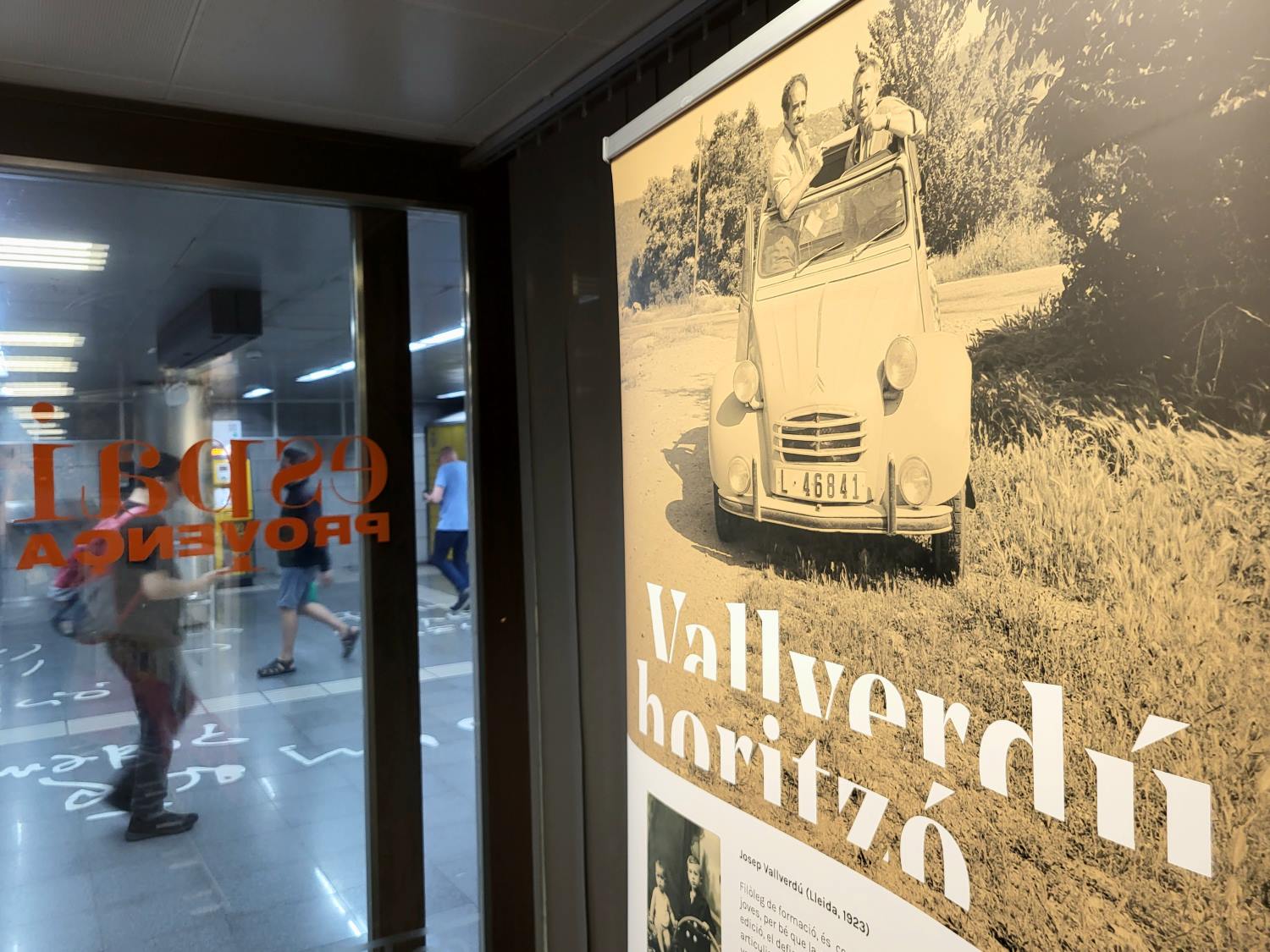 Exposició dedicada a l’escriptor Josep Vallverdú i Aixalà > FGC