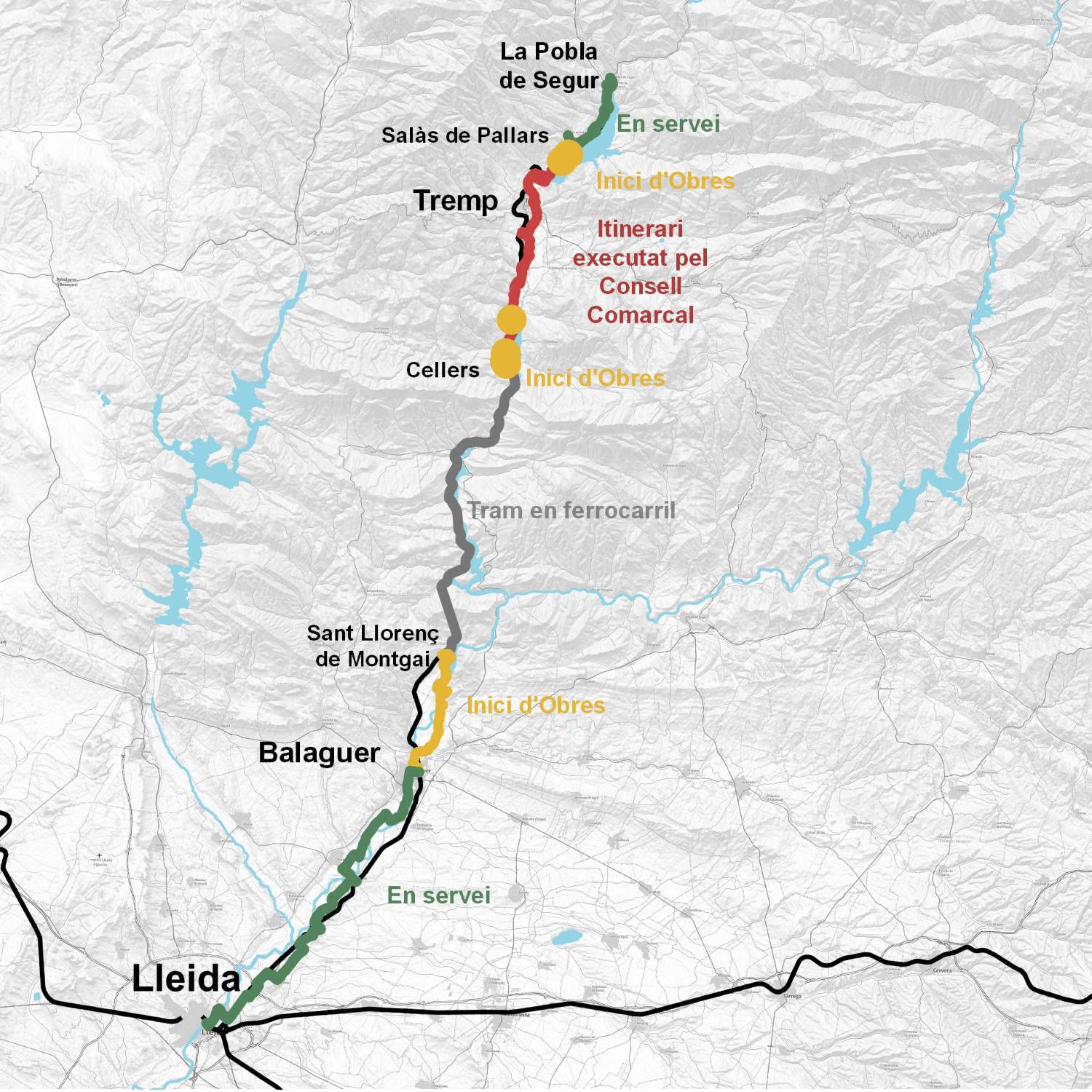Ruta cicloturística dels Llacs > Territori