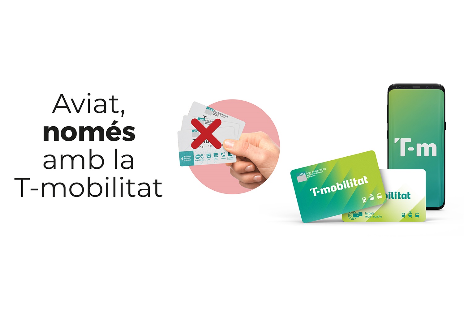 Campanya 'Aviat, només amb T-mobilitat' > ATM de Barcelona