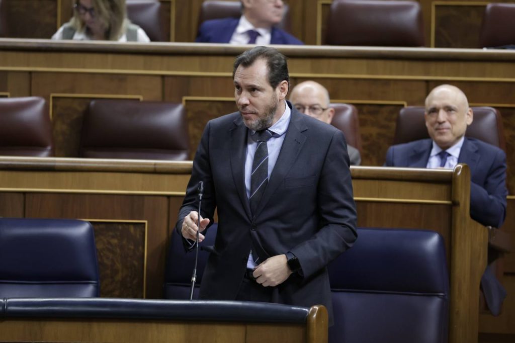 El ministre de Transports, Óscar Puente, al Congrés